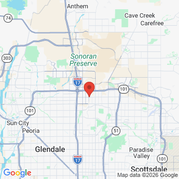 Map to Total Kids Dental office in Phoenix, AZ