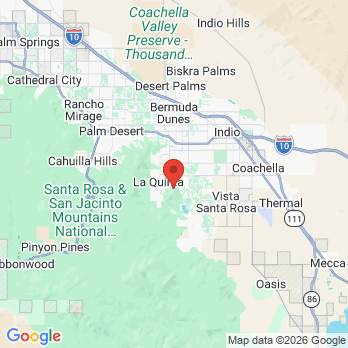 Map to Eclipse Dentistry office in La Quinta, CA