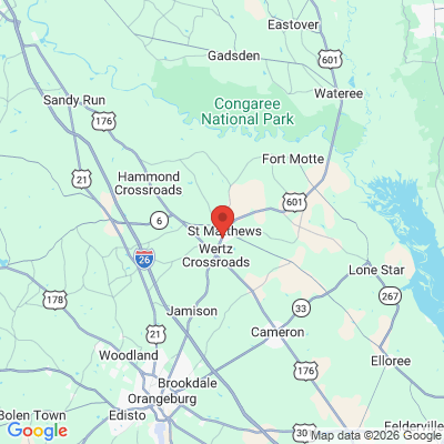 Map to  office in Saint Matthews, SC