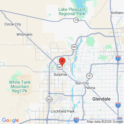 Map to Dr. Chad Achatz - Sun City West Dental office in Sun City West, AZ