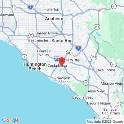 Map to OC Lifesmiles office in Newport Beach, CA
