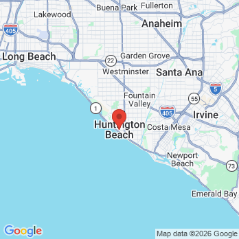 Map to Smiles Cafe office in Huntington Beach, CA