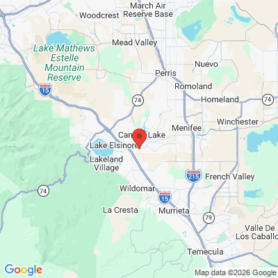Map to  office in Lake Elsinore, CA