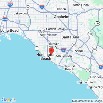Map to  office in Huntington Beach, CA