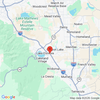 Map to Prestige dental spa office in Lake Elsinore, CA