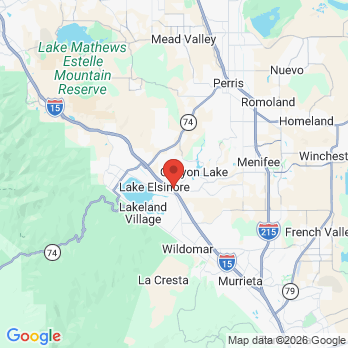 Map to Prestige dental spa office in Lake Elsinore, CA