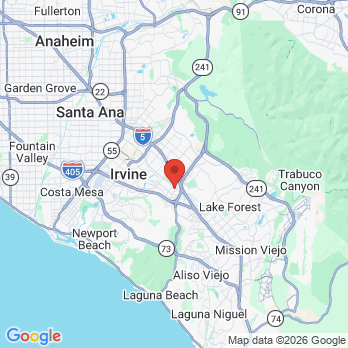 Map to irvineendodontics office in Irvine, CA