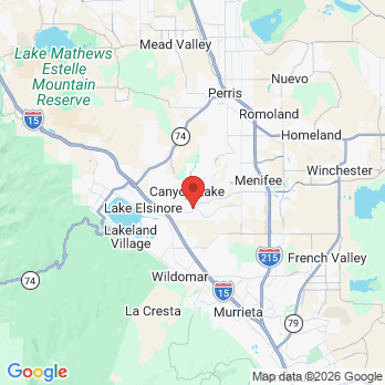 Map to Primary Office office in Lake Elsinore, CA
