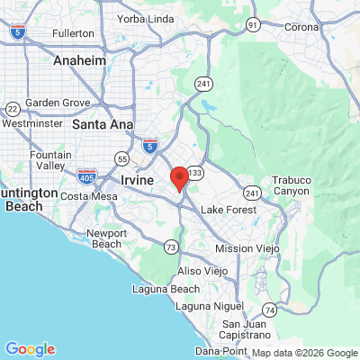 Map to Don T.C. Niu DDS Inc. dba Irvine Dental Group office in Irvine, CA
