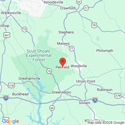 Map to  office in Penfield, GA