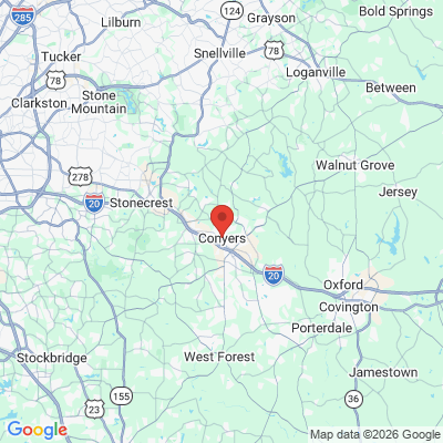 Map to  office in Conyers, GA