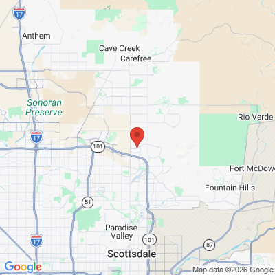 Map to  office in Scottsdale, AZ