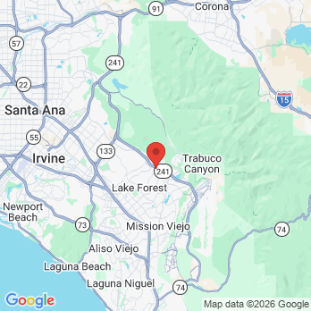 Map to Dental Magic OC office in Lake Forest, CA