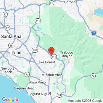 Map to Dental Magic OC office in Lake Forest, CA