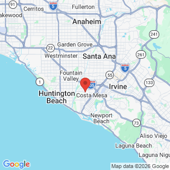 Map to Harbor Modern Dentistry office in Costa Mesa, CA