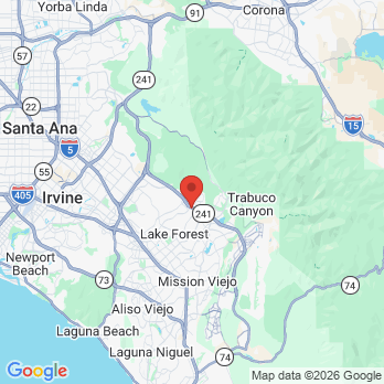 Map to Smile On You office in Lake Forest, CA