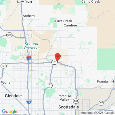 Map to  office in Phoenix, AZ