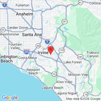 Map to OC Lakes Dental office in Irvine, CA
