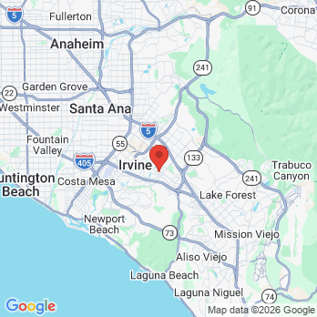 Map to Dr. Jeevan Ghatnekar office in Irvine, CA