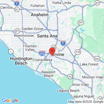 Map to Glidewell Dental  office in Irvine, CA