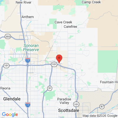 Map to  office in Phoenix, AZ