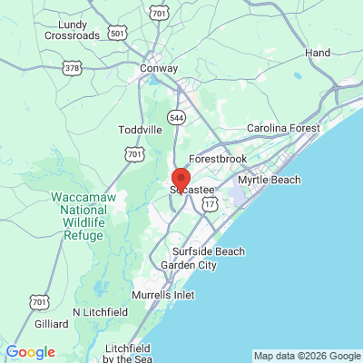 Map to  office in Myrtle Beach, SC