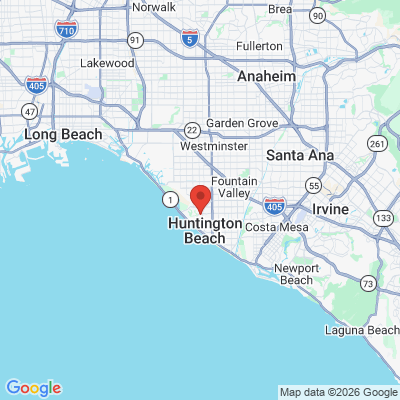 Map to  office in Huntington Beach, CA
