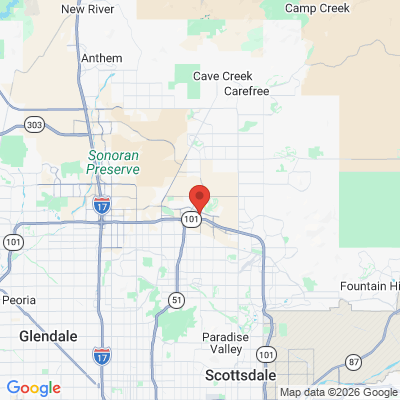 Map to  office in Phoenix, AZ