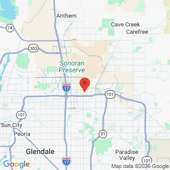 Map to Comprehensive Mobile Care office in Phoenix, AZ