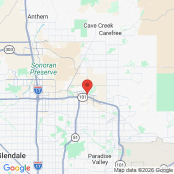 Map to Minted Dental office in Phoenix, AZ