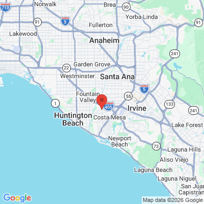 Map to Eric Swainston, DDS, Inc. office in Costa Mesa, CA