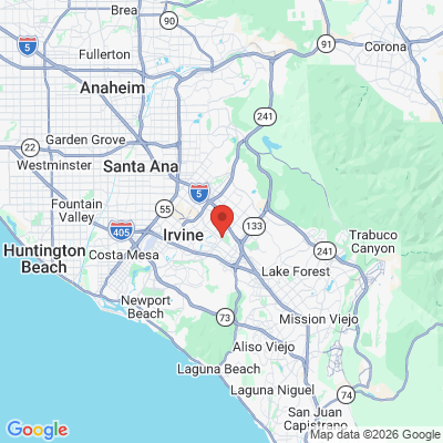 Map to  office in Irvine, CA