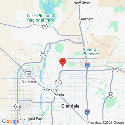 Map to  office in Peoria, AZ