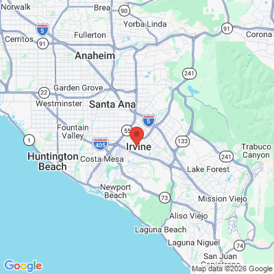 Map to  office in Irvine, CA