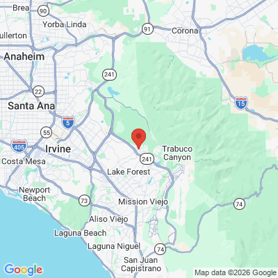 Map to  office in Foothill Ranch, CA