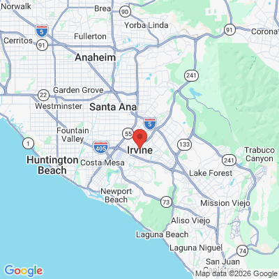 Map to  office in Irvine, CA