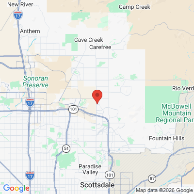 Map to DMD Dental office in Scottsdale, AZ