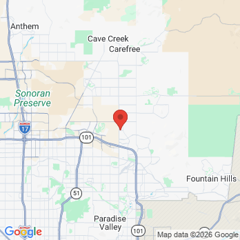 Map to DMD Dental office in Scottsdale, AZ