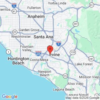 Map to Tooth Love office in Irvine, CA