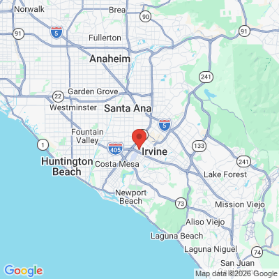 Map to  office in Irvine, CA