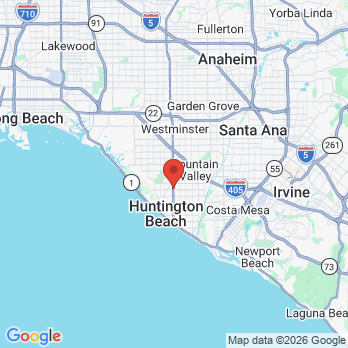 Map to Primary Office office in Huntington Beach, CA