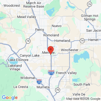Map to Primary Office office in Menifee, CA