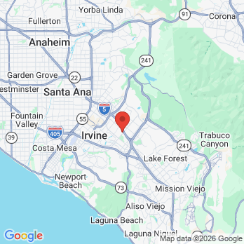 Map to Arbor Dental Group office in Irvine, CA