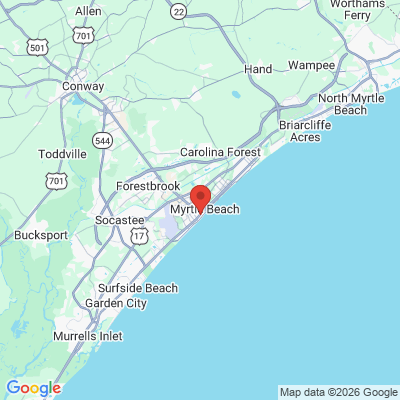 Map to  office in Myrtle Beach, SC
