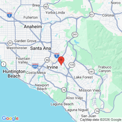 Map to  office in Irvine, CA