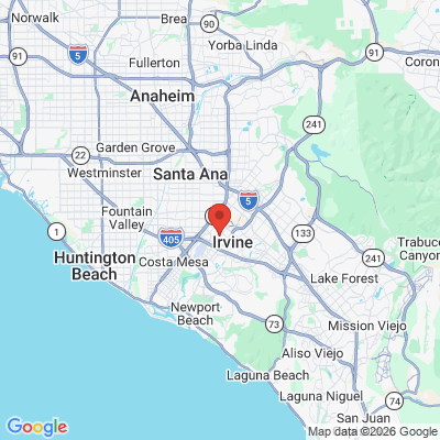 Map to  office in Irvine, CA