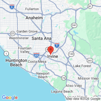 Map to Roxanna Baghai DDS.INC office in Irvine, CA