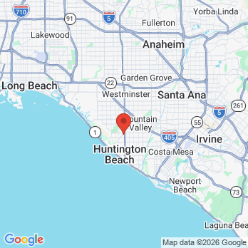 Map to Primary Office office in Huntington Beach, CA