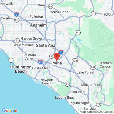 Map to  office in Irvine, CA