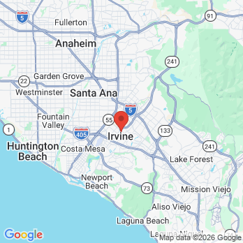Map to Paul Chon DDS office in Irvine, CA